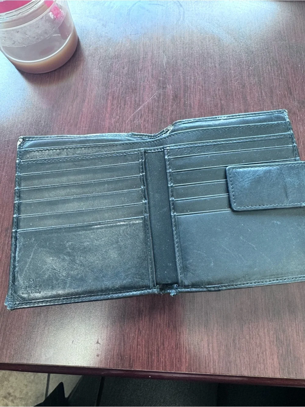 Vintage Gucci canvas leather wallet - Picture 3 of 4